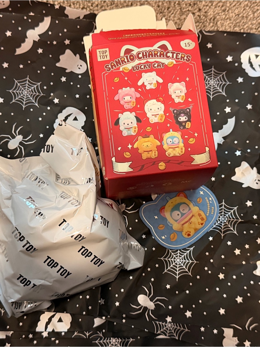 Sanrio Characters Lucky Cat Blind Box - Red